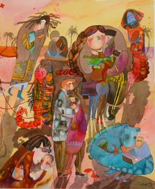 Большое сердце (55х80) фрагмент