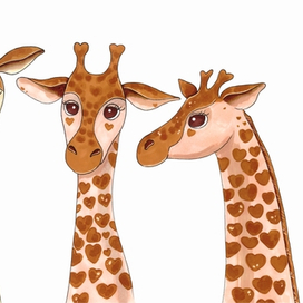 Милые жирафы