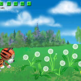 Одуванчики - экран для "Игры для Тигры"