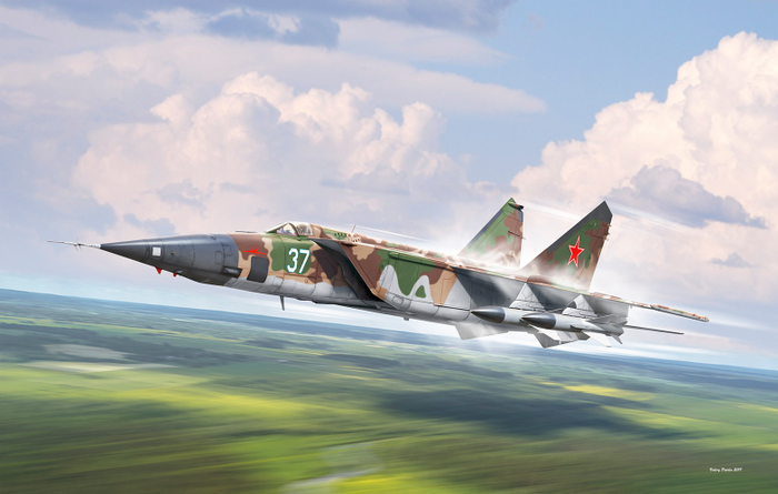 MiG-25BM ( box art for ICM )