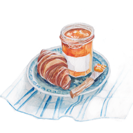 Мед и круассан