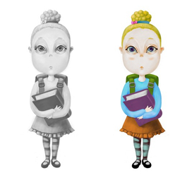 Девочка, персонаж