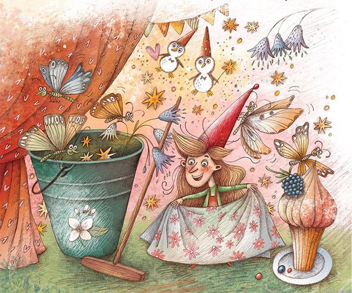 Иллюстрация к книге "Мика. Секрет восьмого гнома"