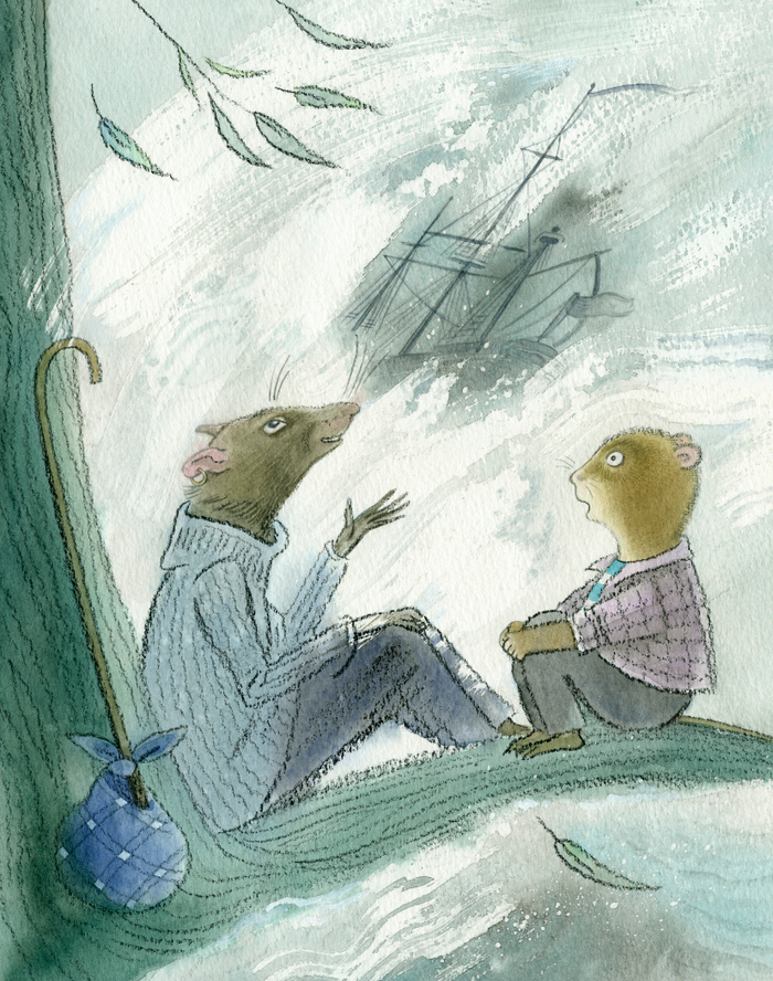 Кеннет Грэм "Ветер в ивах" иллюстрация