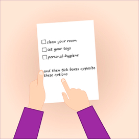 Иллюстрация к книге "A True Ninja Loves Tidiness".