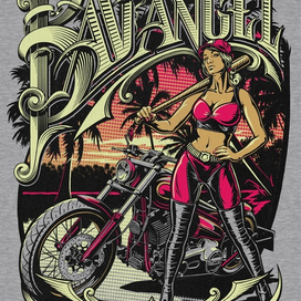 эскиз для печати на футболках цвет