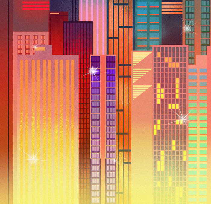 Ночной город