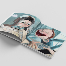 Авторская книжка-картинка без слов "Пилот"