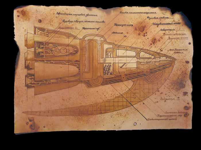 Чертёж корабля (2-ая экспедиция)