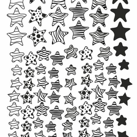 Звездочки стикеры