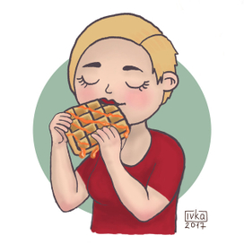 Вафельная сладкоежка