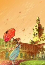 дворец и девочка