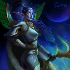 Maiev Shadowsong fan art