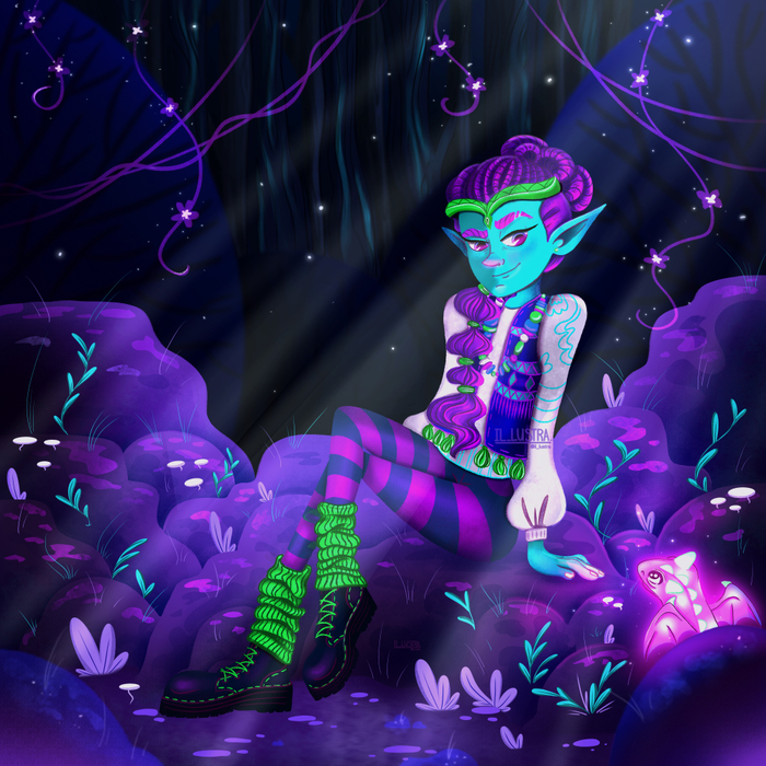 Девушка с драконом