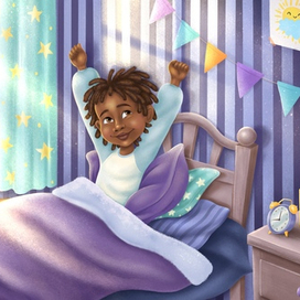 Иллюстрация (разворот) для детской книги