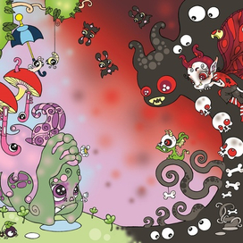 "Мили Ванили и чудище лесное" (silent book)