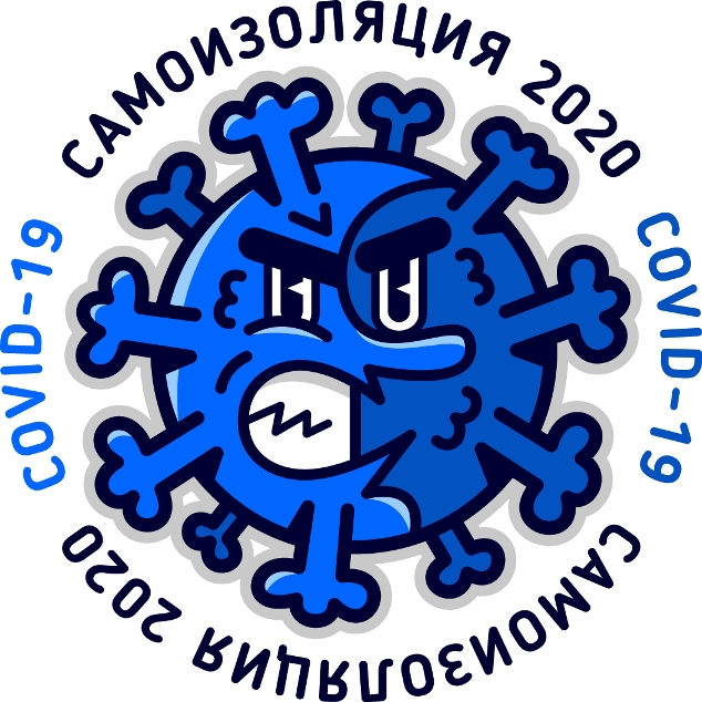 Коронавирус синий