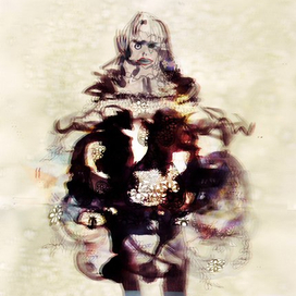 Comme des Garcons fashion illustration