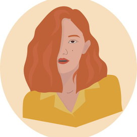 Рыжая девушка