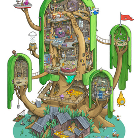 Дом Финна и Джейка