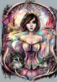 Девушка и волки