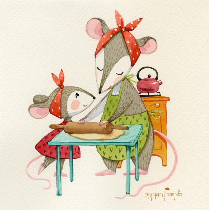 мама, научи меня готовить