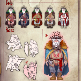 Разработка образа славянского жреца