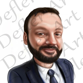 Цифровой портрет / шарж по фото под заказ