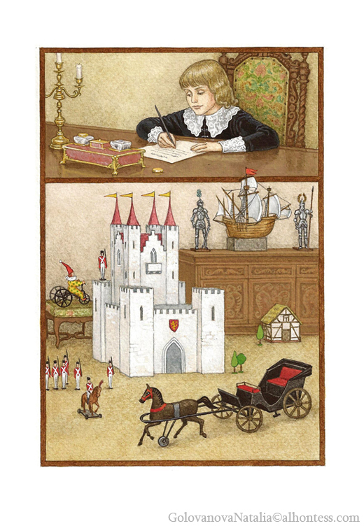 Седрик пишет письмо