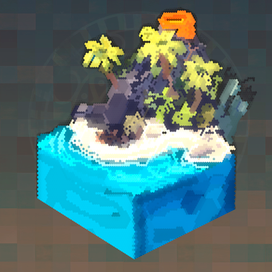 Pixel island