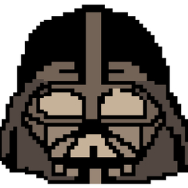 Дарт Вэйдер в пикселях