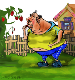 Сосед и малина