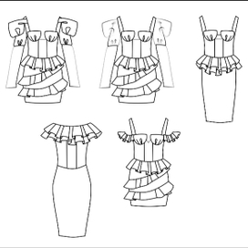 Линейные наброски в Кореле
