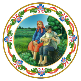 Деколь для тарелки