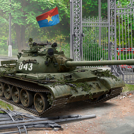 T-54 B ( box art for AMMO by Mig Jimenez )