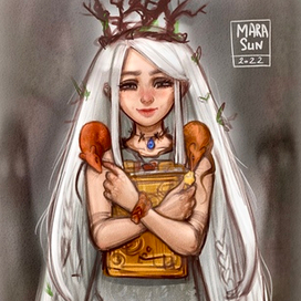 Таинственная девочка в лесу