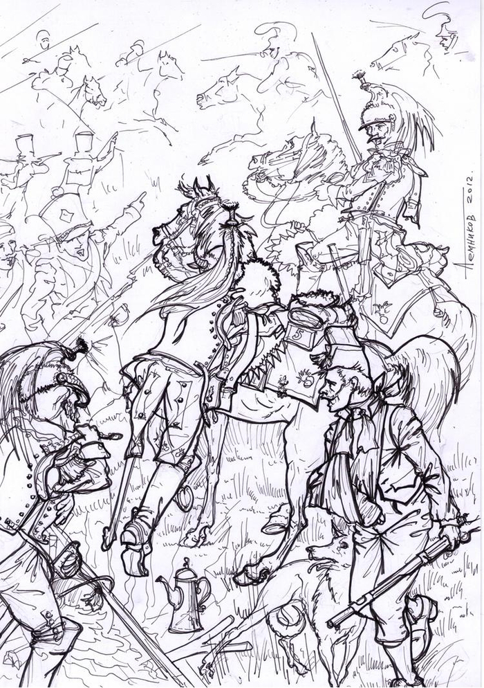 Бой при Тарутино. 18 октября 1812 года.