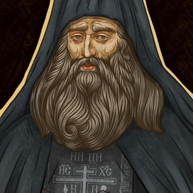 Иллюстрация для обложки книги "The Collected Works of Hieroschemamonk John Malinovsky"