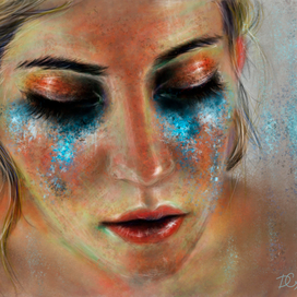 Девушка в блестках 