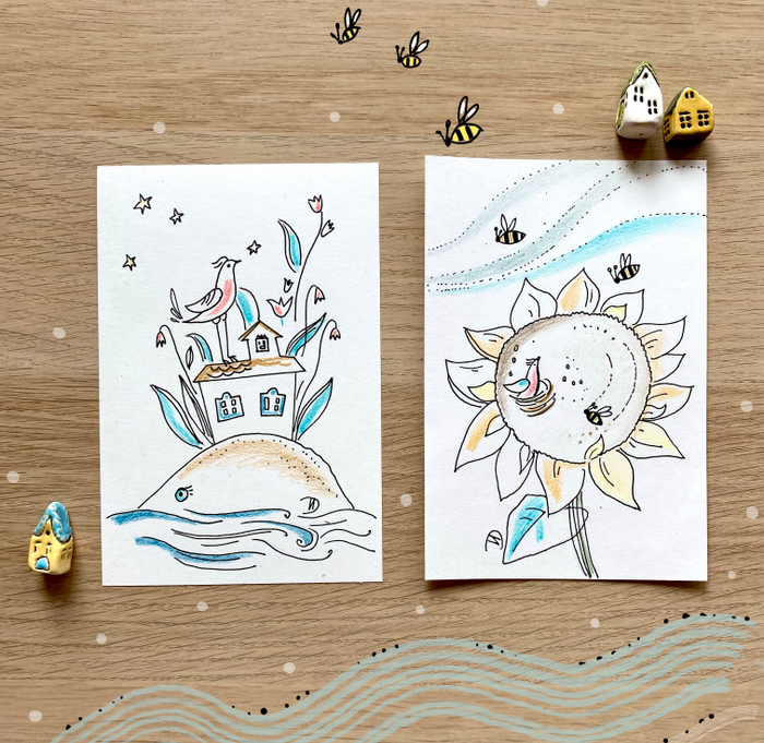 Птичьи открытки