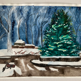 Зимний вечер