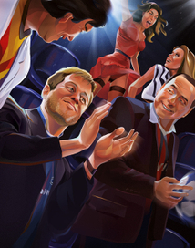 В майский Плейбой, 2011, к статье о футбольных магнатах