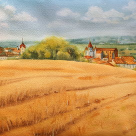 Пшеничные поля Прованса