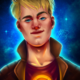 portrait (Garry from the Final Space)