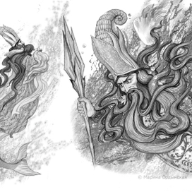 Иллюстрация к роману-сказке "Три моста"