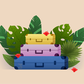 Иллюстрация для сайта о путешествиях