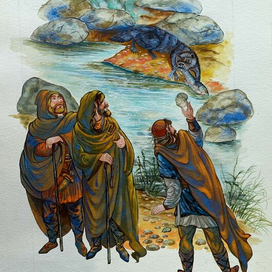 Иллюстрация к книге "Скандинавские мифы"