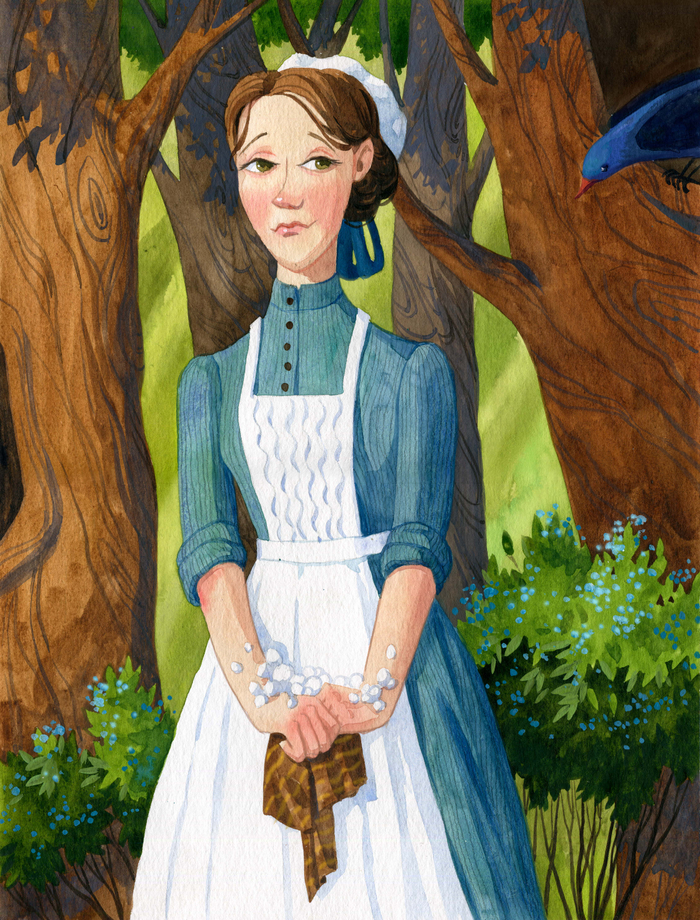 Иллюстрация для книги К.С. Льюиса "Хроники Нарнии. Племянник чародея"