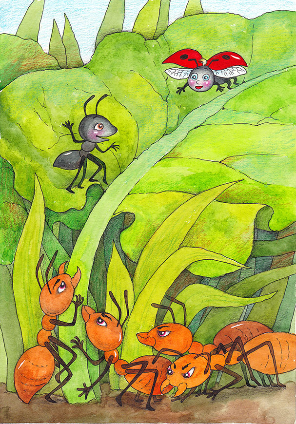 Разноцветные приключения. Тренировка.