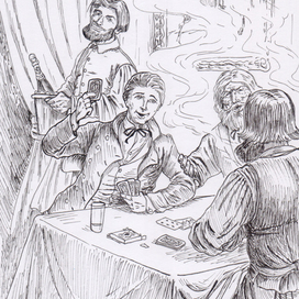 Илл. к дореволюционному детективу 03